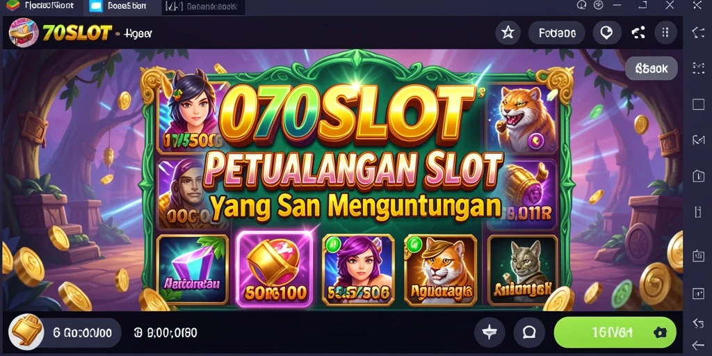 Screenshot gameplay dari 070SLOT yang menampilkan putaran slot yang seru.