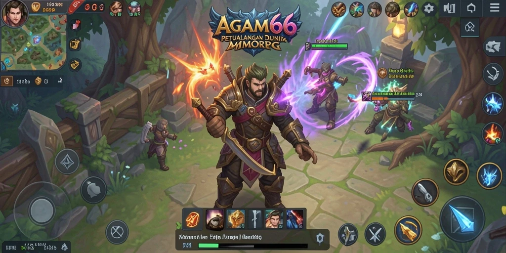 Tampilan gameplay seru dan menegangkan di AGAM66.