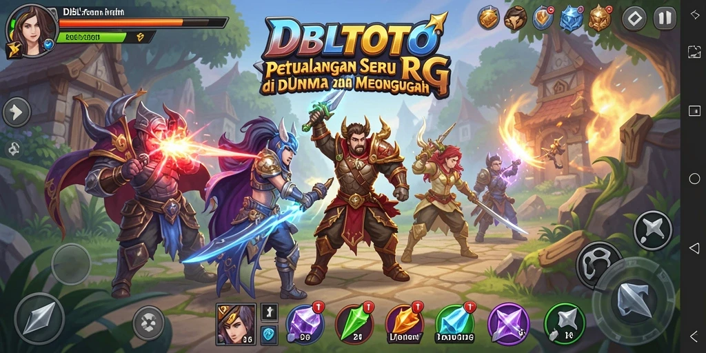 Tampilan gameplay RPG yang seru dan menantang di DBLTOTO.