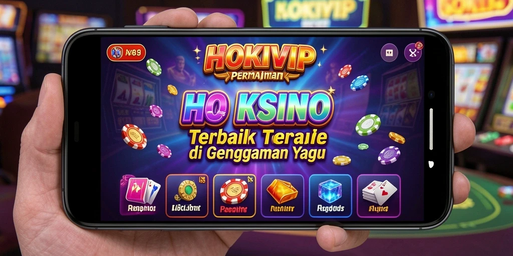 Screenshot utama HOKIVIP menampilkan gameplay Kasino yang seru dan mendebarkan.
