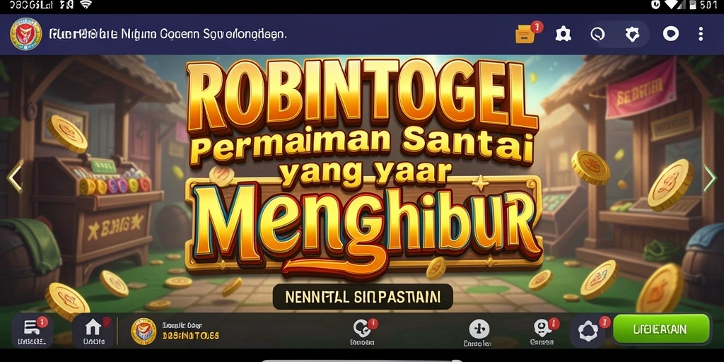 Gameplay seru ROBINTOGEL yang menampilkan keseruan permainan Casual.