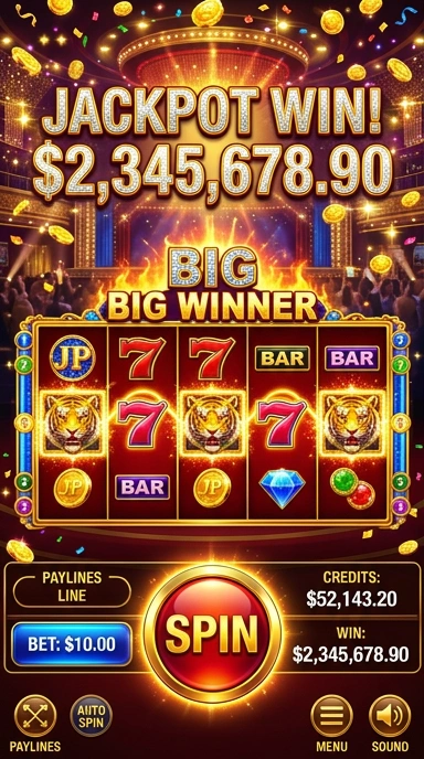 Tampilan antarmuka aplikasi bigwinner yang intuitif.